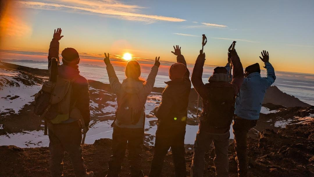 Kilimanjaro group climbing departure